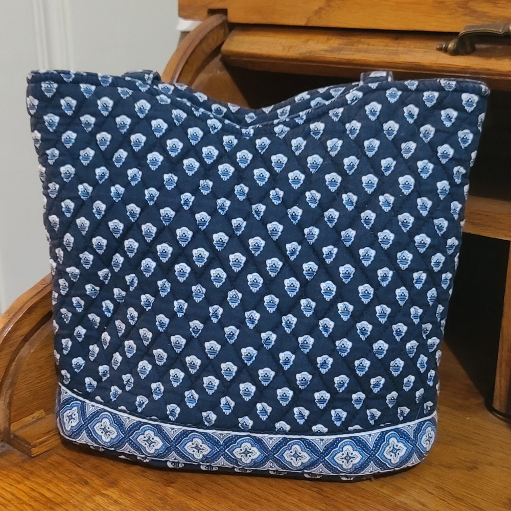 Vera Bradley Nantucket Navy Small Tote Bag